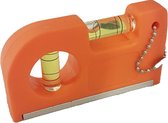 Sintron Mini niveau à bulle avec aimant et clip - Oranje