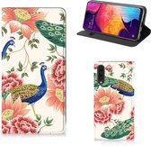 Hoesje maken geschikt voor Samsung Galaxy A50 Pink Peacock