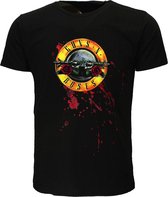 Guns N’ Roses Classic Logo Met Bloed T-Shirt - Officiële Merchandise