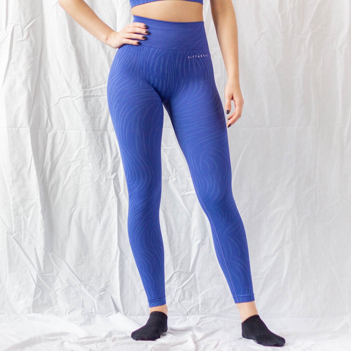 Fittastic Sportswear Legging Ocean Blue (Beschikbaar in verschillende maten)
