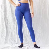 Fittastic Sportswear Femme - Legging de sport anti-squat - Legging Blue Ocean Taille L