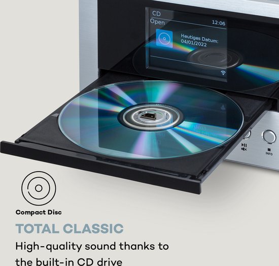 Auna Connect System Stereo Installatie met 2 speakers Met Wifi