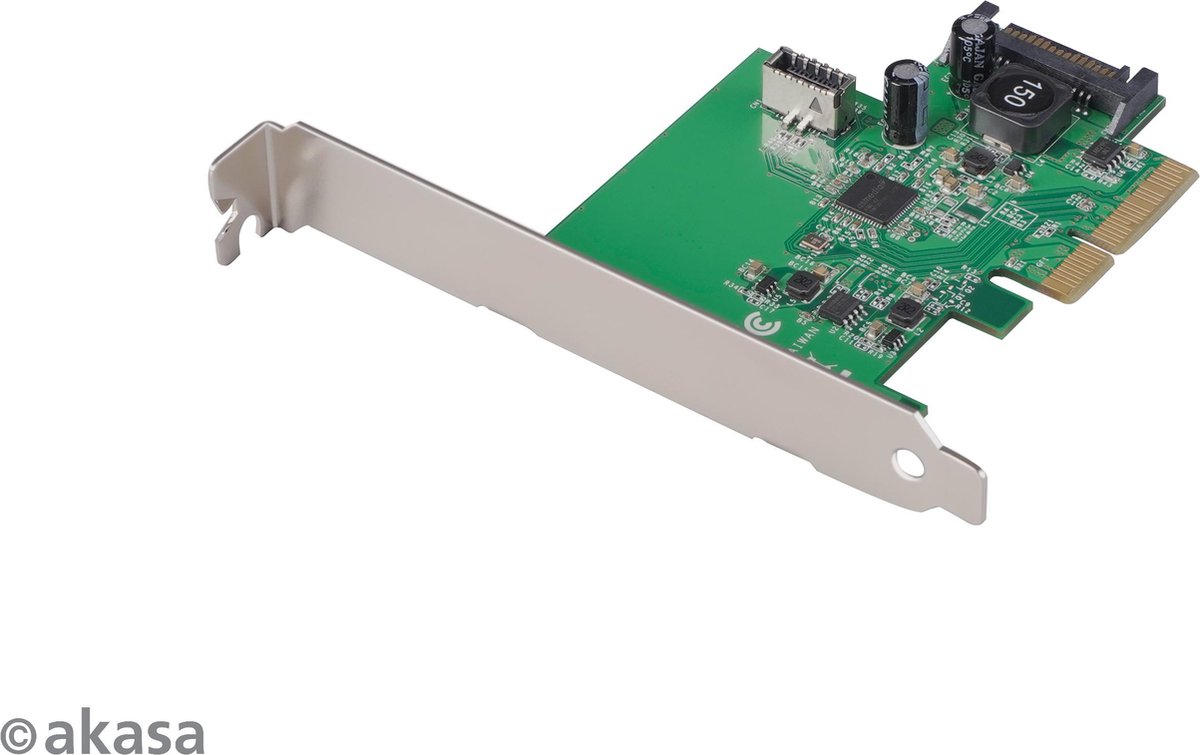 Akasa 10Gbps USB 3.2 Gen 2 Internal 20-pin Connector to PCIe Host Card