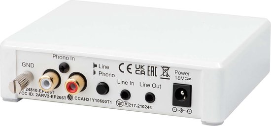 Pro-Ject Phono Box E BT 5 Préamplificateur MM Émetteur Bluetooth - Wit | bol
