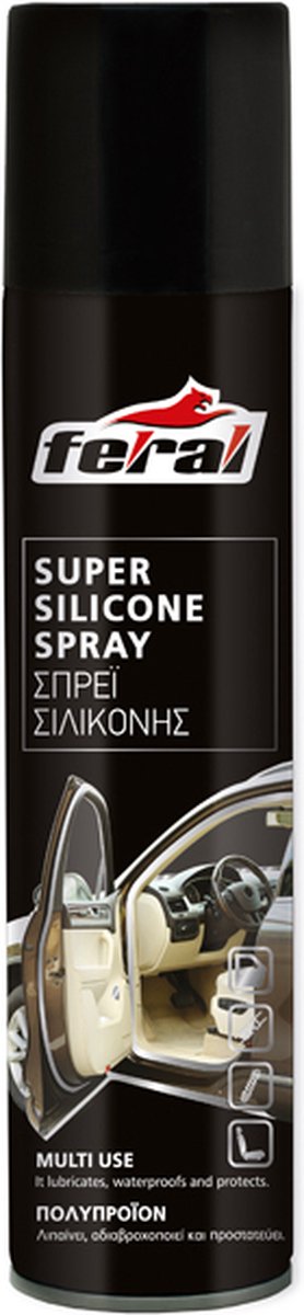 Feral | Super Silicone spray | Siliconenspray | Auto onderhoud | Auto bescherming | Professional | 400ml