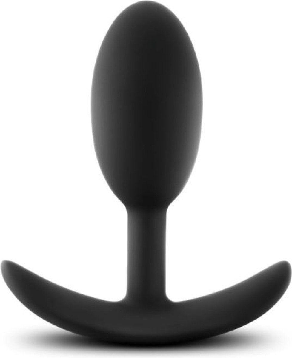 Goedkoopste Anal Adventures Platinum - Vibra Slim Verzwaarde Anaal Plug -Medium