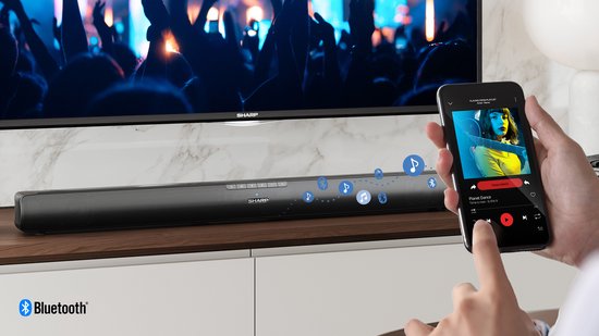 Sharp HT-SB100 2.0 soundbar - 75W - zwart van Sharp — afbeelding 2