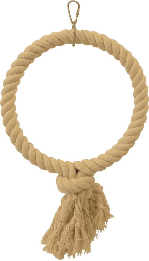 Tyrol - Jouet oiseau / Siège oiseau - Ring - Katoen - 22 CM