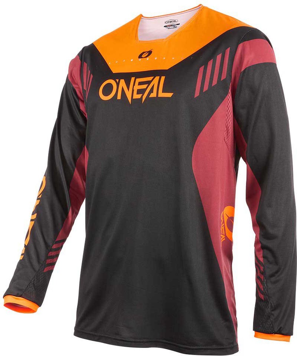 ONeal Element FR Hybrid Heren Lange Mouwenshirt - Black / Red / Orange - S