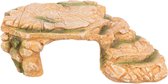 Trixie plateau rocheux avec abri résine polyester beige 25x18x8 cm