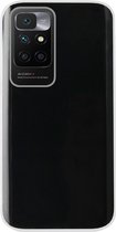 ADEL Siliconen Back Cover Softcase Hoesje Geschikt voor Xiaomi Redmi 10 - Doorzichtig Transparant