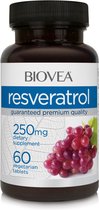 Biovea Resveratrol 250mg (60 vegan tabletten)