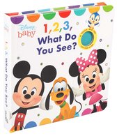 Cloth Flaps- Disney Baby: 1, 2, 3 What Do You See?