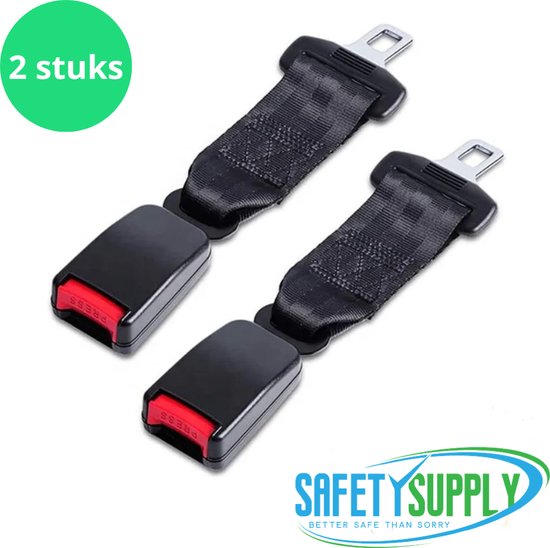 Safetysupply™ - Rallonge de ceinture - 2 pièces - Ceinture de sécurité -  Extension 