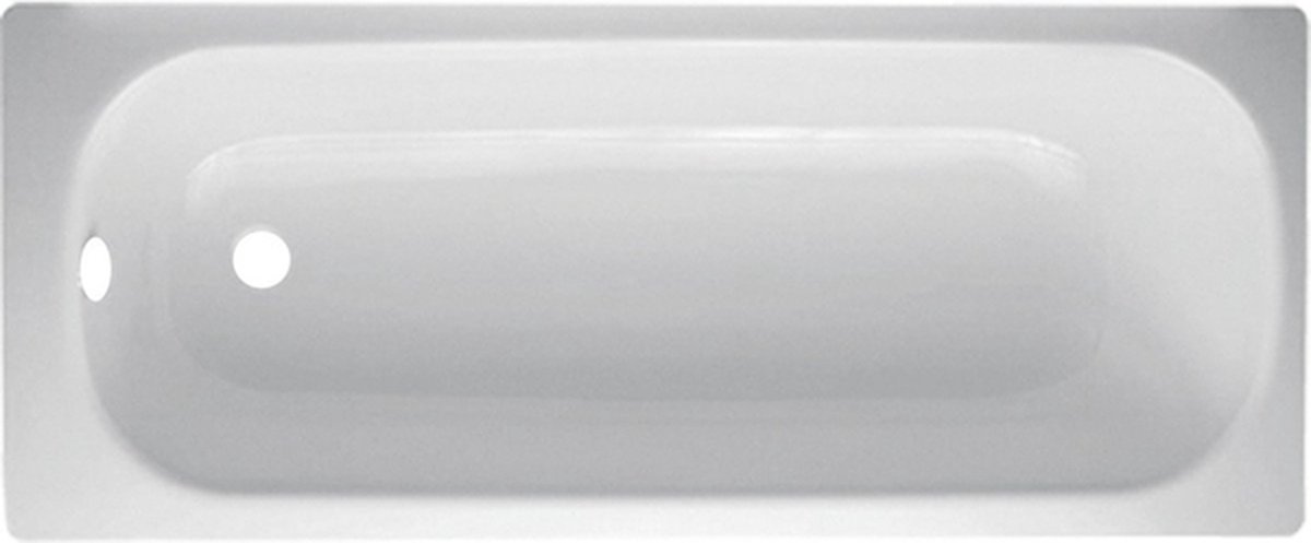 Nemo Start inbouwbad 150x70x40cm plaatstaal wit