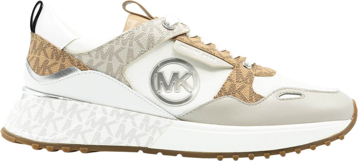 Michael Kors Theo Trainer Dames Sneakers Laag - Camel Multi - Maat 41