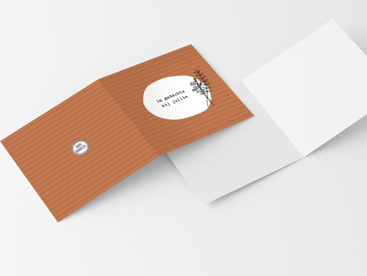 MP Wenskaart Green Bird | Dubbele kaart met envelop - Moniek Peek