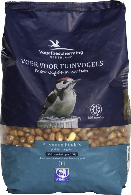 Wildbird Premium Pindas - Buitenvogelvoer - 4 L - Vogelbescherming Nederland