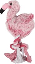 Flamingo - Hondenspeelgoed knuffel Flamingo - Roze - 7.5 x 15 x 36 cm
