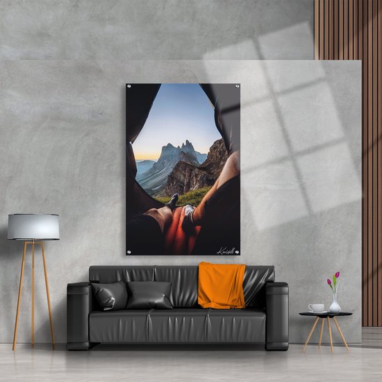 Luxe Plexiglas Schilderij Adventurer | 75x100 | Woonkamer | Slaapkamer | Kantoor | Muziek | Design | Art | Modern | ** 5MM DIK**