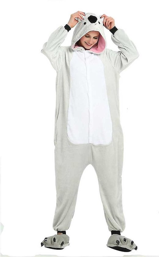 Leuke Onesie - Koala M - Verkleedkleding - Onesie - Geschikt voor zowel volwassenen als kinderen - 160-167cm - aangenaam draagcomfort