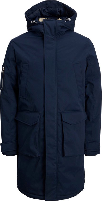Jack Jones Heren Jas Winter Jorwillow Parka Jacket Blauw Maat jack-jones-heren-jas-winter-jorwillow-parka-jacket-blauw-maat