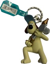 Sleutelhanger Gromit de hond van Wallace en Gromit - Met spuit - 7 Cm