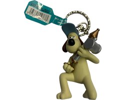 Sleutelhanger Gromit de hond van Wallace en Gromit - Met spuit - 7 Cm