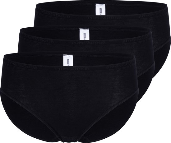 Pompadour Slip A Vita Alta In Cotone: Confezione 5 Mutande Donna Morbide Ed Elastiche - 3