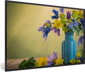 Cadre photo avec poster - Fleurs - Nature morte - Printemps - 60 x 40 cm - Cadre pour poster