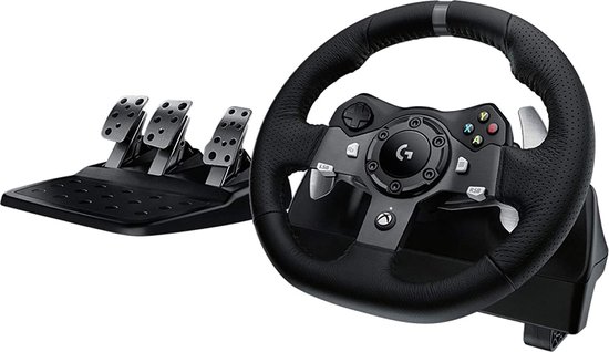 Logitech G920 Driving Force – Racestuur en Pedalen – Xbox Series X|S, Xbox One & PC