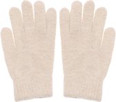 Handschoenen - Beige | Harig / Fluffy Polyacryl | One Size 19,5 x 10 cm | Fashion Favorite