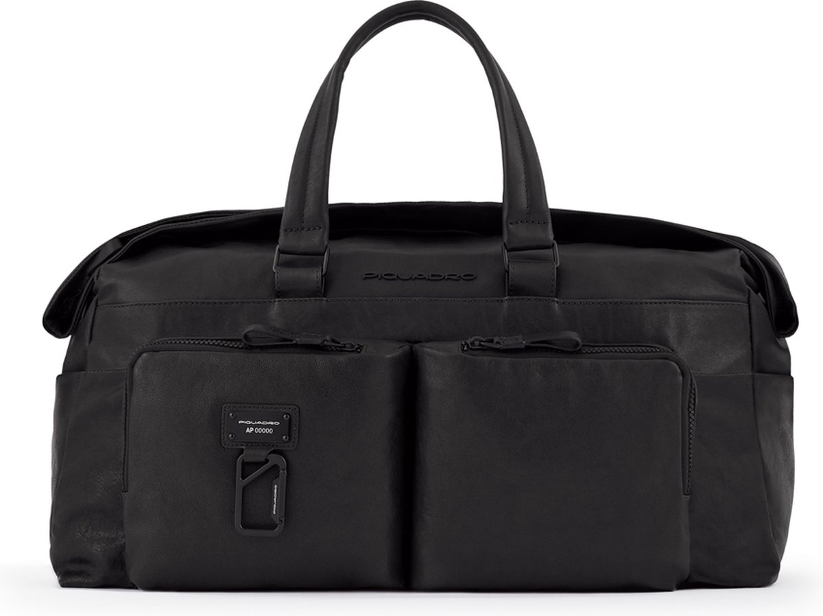 Piquadro Harper Weekender Duffle Bag Reistas Black
