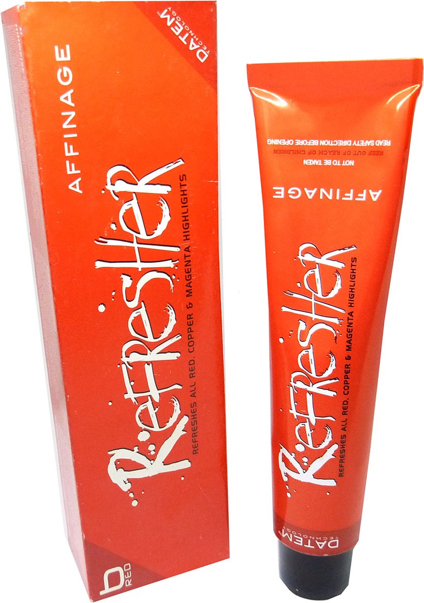 Affinage Refresher Haarkleuring Creme Permanent 60ml - Red / Rot