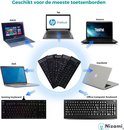 L'illustration montre la compatibilité avec divers ordinateurs portables tels que ASUS, HP, Lenovo, MacBook, ainsi qu'avec des claviers de jeu et de bureau.