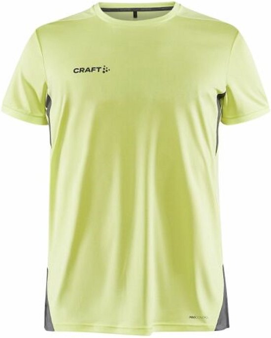 Craft - Heren - Pro Control Impact SS Tee - Sportshirt - Geel - Maat M