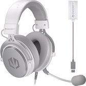 ENDORFY VIRO Plus USB Onyx White Headset Bedraad Hoofdband Muziek/Voor elke dag Wit