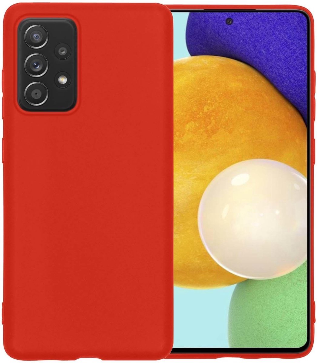Siliconen back cover case - Geschikt voor Samsung Galaxy S21 Plus - TPU hoesje Rood
