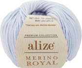 Alize Merino Royal Light Blue 480 Pakket 5 x 50 Gram