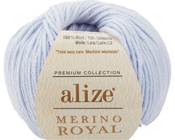 Alize Merino Royal Light Blue 40 Pakket 5 x 50 Gram