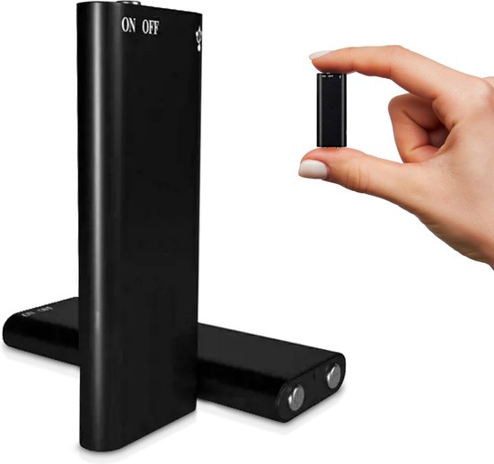Mini Afluisterapparaat - Afluisteren & opnemen - Spy Recorder - Voice Recorder - Dictafoon - Afluisterapparatuur - 8GB