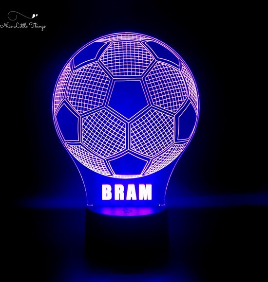 [Nice Little Things] - Gepersonaliseerde RGB LEDlamp Voetbal
