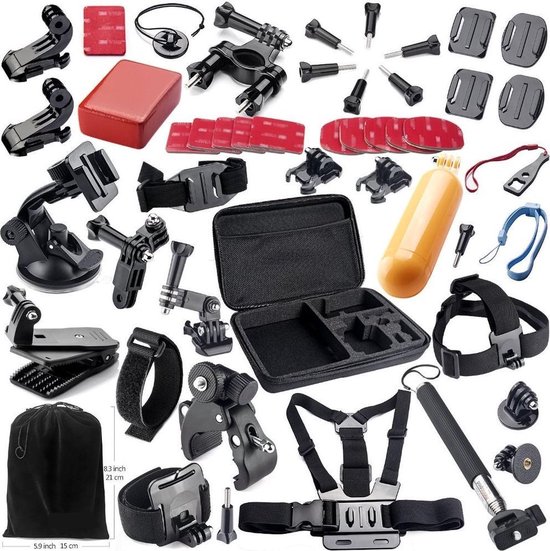 Gopro Accessoires set 50 in 1 - Ole - Action Camera Accessoires Kit in  Luxe