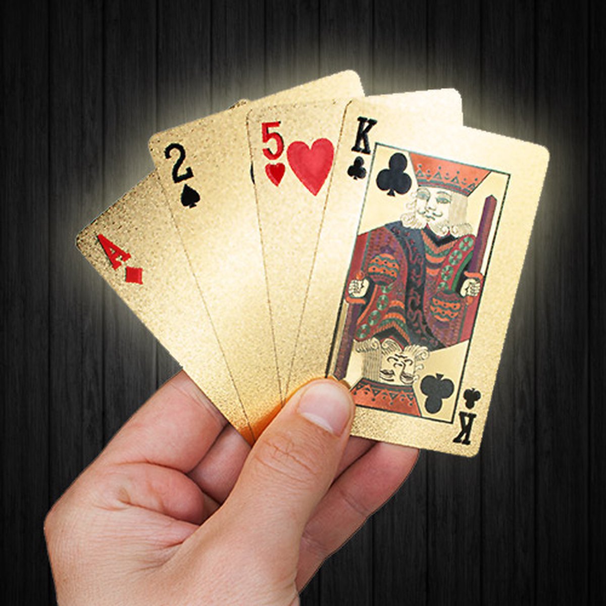 Speelkaarten - - Incl. houten Bewaardoos - 54... | bol.com