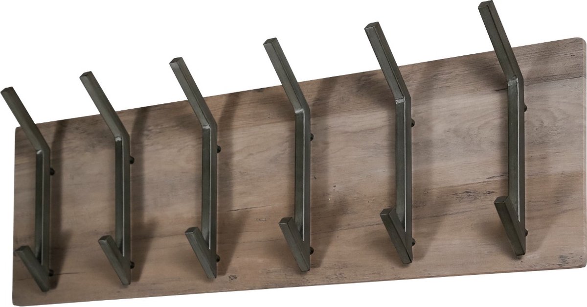 AnLi Style Kapstok 2x6-haaks Naturel