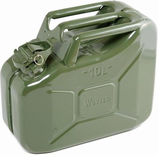 Eda Benzine Jerrycan - Metaal - 10 Liter - Groen van EDA — afbeelding 4
