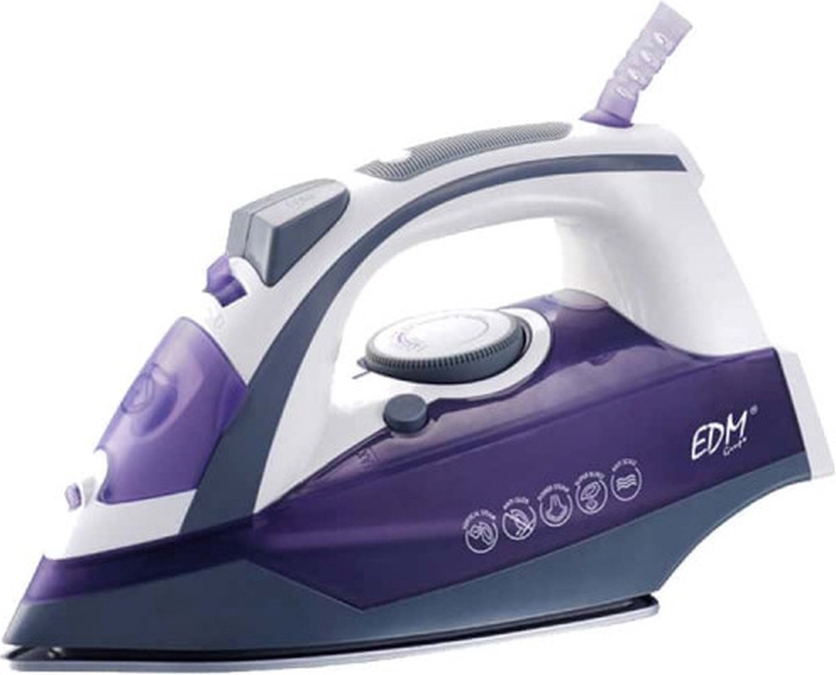 EDM Strijkijzer - 2400W - Violet