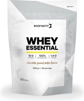 Body & Fit Whey Essential - Eiwitpoeder Chocolade & Pindakaas - Proteine Poeder - Whey Protein - 40 shakes (1000 gram)