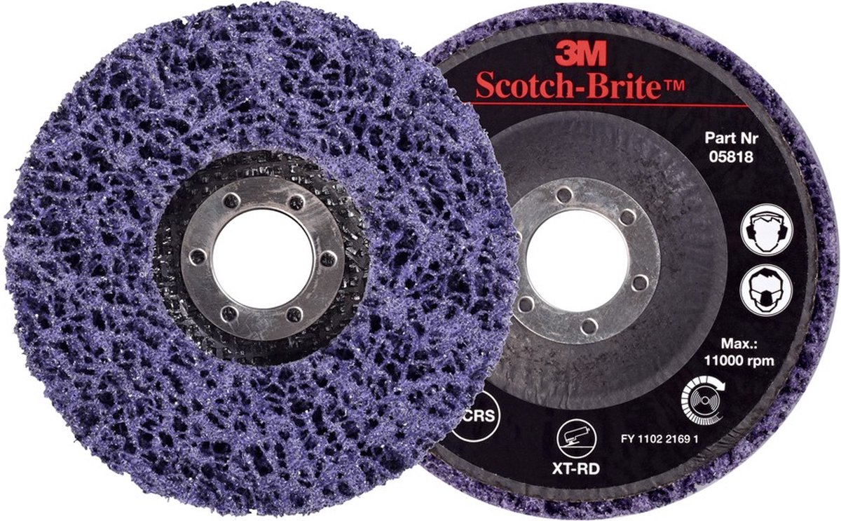 3M 30209 Scotch-Brite Finishing wiel - Medium - 150 x 51 x 25,4mm