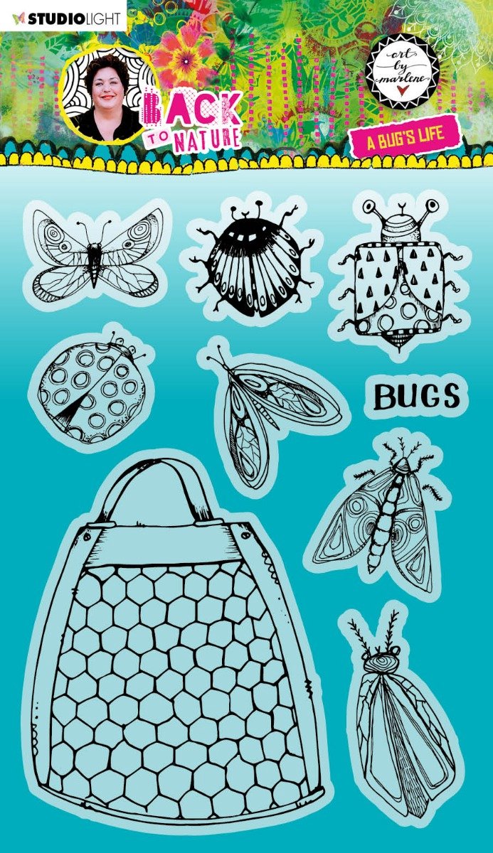 Clear stamps ABM Back to nature - A bug's life nr. 151
